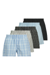 Jack & Jones Milano Woven Boxers 5 Pack Poppy Seed