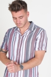 Jack & Jones Robert Stripe Hemd S/S Cordovan