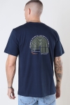 Clean Cut Copenhagen Geo Cotton Tee Navy