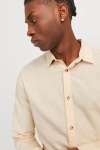 Jack & Jones Summer Linen Hemd LS Apricot Ice