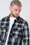 ONLY & SONS MILO OVR CHECK LS Hemd Black