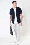 Jack & Jones JPRBLAIGOR KNIT SS POLO CARDIGAN New Navy Solid color