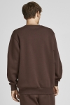 Jack & Jones JORELLIOT SWEAT CREW NECK KA Seal Brown