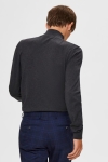 Selected Berg Half Zip Knit Antracit Melange