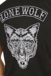 Just Junkies Ganger Wolf T-Hemd Black