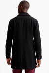 Selected HAGEN WOOL COAT Black Twill