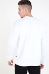 Denim Project Logo Crew Sweat White