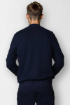 Clean Cut Copenhagen Claude half zip knit Navy Melange