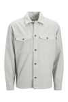 Jack & Jones Perfect Melange Overshirt Light Grey Melange