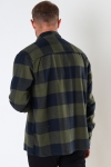 ONLY & SONS SCOTT LIFE LS CHECK FLANNEL OVERSHIRT Olive Night