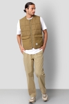 Fat Moose Aiden Liner Vest Dark Khaki