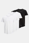 Jack & Jones Enoa 5-Pack T-Hemd Black/3White