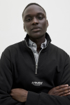 Jack & Jones Soho Sweat Half Zip Black