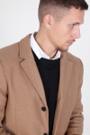 Only & Sons Julian Solid Wool Wollmantel Camel