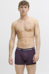 Jack & Jones Solid Trunks 5 Pack Plum Perfect Black - Duffle bag - Black - Black