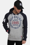 Superdry Trackster Baseball Hoodie Grey Grit/BlueBlack Grit