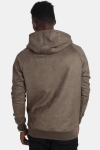 Urban Classics Imitation Suede Hoodie Olive