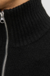Jack & Jones Soho Ollie Knit Half Zip Black