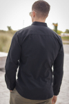 Selected Slim Sun Linen Hemd LS Black
