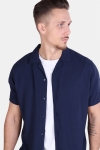 Jack & Jones Randy Resort Hemd S/S Solid Navy Blazer