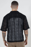 ONLY & SONS Novak Relax Resort SS Lace Hemd Black