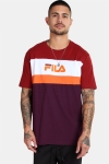 Fila Men Aaron SS T-Hemd Potent-Merlot-Bright-Wht-Harvest-Pumkin