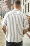Jack & Jones Enzo Stripe Resort Hemd SS Moonbeam