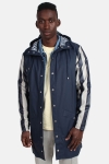 Rains LTD. Long RegnJacke Distorted Stripes