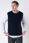 Clean Cut Copenhagen Basic Organic Knit Vest Navy