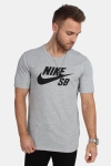 Nike SB Logo T-Hemd Grey/Black