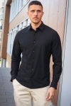Jack & Jones Active Muscle Fit Stretch Hemd Black
