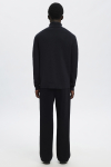 Selected Dane LS Structure Knit Roll Neck Sky Captain