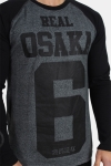 Superdry Real Osaka 6 L/S Raglan T-Hemd Black