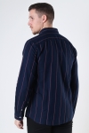 ONLY & SONS ONSTARIF LIFE ORGANIC STRIPE TWILL Hemd Dress Blues