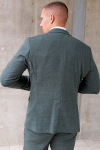 Selected Slim Oasis Linen Blazer Dark Green