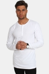 Basic Brand Placket LS T-Hemd White