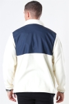 Rains Fleece Zip Puller Jacke Off White