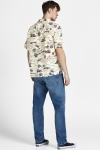 Jack & Jones JPRBLUWAIKIKI RESORT Hemd S/S RELAX Alabaster Gleam