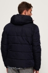 Superdry Sports Puffer Jacke Navy/Bright Red