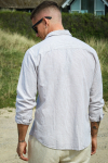 Jack & Jones Summer Hemd LS Oxford Tan Stripe