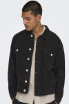 ONLY & SONS Just Denim Jacket Washed Black