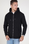 Jack & Jones Soft Sweatshirts Zip Hood Black