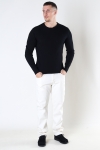 Kronstadt Jacksen rib crew knit Black