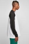 Urban Classics Organic Oversized Raglan Longsleeve White/Black