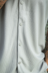 ONLY & SONS Kari Relaxed Plizze Resort SS Hemd Limestone