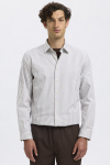 Selected Performance Stretch LS Hemd Bright White Stripes