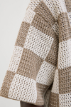 Jack & Jones Athletico Loose Fit Crochet Polo Hemd SS Desert Taupe