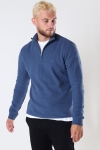 Clean Cut Copenhagen Lauritz Recycled half zip knit Dusty Blue