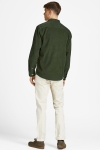 Jack & Jones ATLAS CORD Hemd L/S BUTTON DOWN Forest Night SLIM FIT