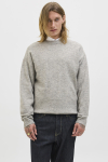 Jack & Jones Soho Ollie Knit Crew Neck Light Grey Melange